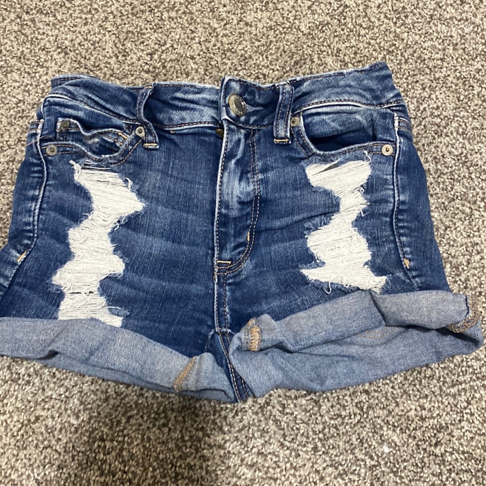 american eagle jean shorts